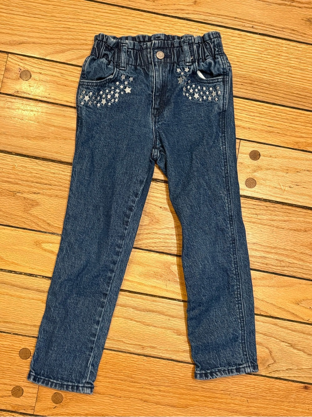 GAP Denim Baby Dark Blue Jeans girls 5 just like mom Jean stars